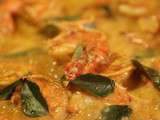 Crevettes au tamarin et lait de coco