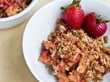 Croustade aux pommes et aux fraises