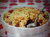 Crumble aux fruits rouges