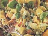 Farfalle au pesto et au bacon