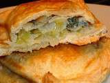 Feuilleté de poireaux au roquefort