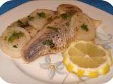 Filets de harengs moutardés en papillote