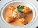 Gaspacho de crabe et de langoustines