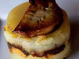 Gâteau de pommes de terre au foie gras