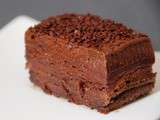 Gâteau mousse au chocolat