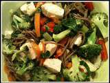 Légumes sautés au gingembre