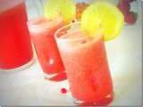 Limonade aux fraises fraîches