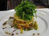 Mille feuille de légumes confits
