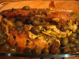 Poulet aux olives et au citron confit