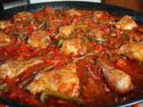 Poulet basquaise