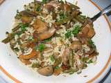 Riz aux champignons