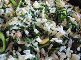 Riz aux épinards