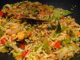 Riz aux légumes sautés