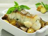 Rôti de cabillaud sauce mousseline