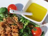 Salade au thon grillé