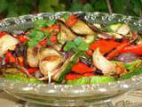 Salade chaude aux legumes grilles