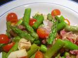 Salade gourmande aux asperges