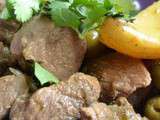 Tajine d’agneau aux fonds d’artichauts