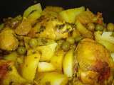 Tajine de poulet au citron