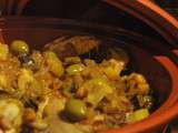 Tajine de poulet aux aubergines