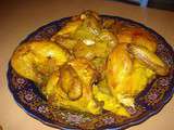 Tajine de poulet aux fenouils