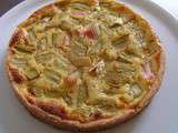 Tarte a la rhubarbe