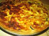 Tarte au chevre frais cendre