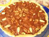 Tarte au chocolat et aux fruits secs