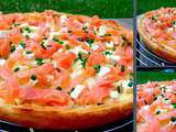 Tarte au saumon fume