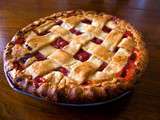Tarte aux cerises raffinée