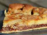 Tarte choco-poires-amandes