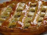 Tourte à la rhubarbe au parfum d’amande