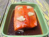 Filet de saumon d’inspiration asiatique et merci à Marie