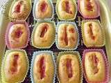 Mini cakes façon hot-dog