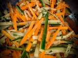 Salade Thaï – Concombre Carottes
