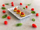 Tartelettes Polenta Tomates cerises sans gluten - pour 4 personnes