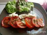 Facile de tomates à la ricotta - Salades Cuisiner Simple