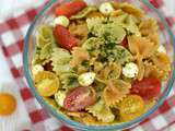 Salade de Pâtes Pesto - Tomate - Mozzarella