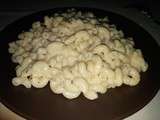 Macaronis, sauce au fromage: