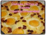 Clafoutis Pêches Raisins (Recette en images)