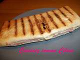 Panini maison jambon fromage sauce barbecue