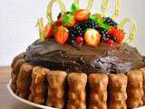 10 000 abonnés et un Layer Cake au chocolat et aux fruits rouges pour fêter ça