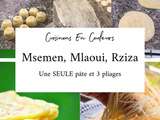 Msemen, Mlaoui et Rziza, la recette facile et inratable avec une seule PÂTE et les 3 techniques de pliage