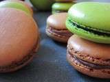 Macarons spéculoos, nutella/beurre de cacahuète