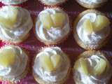 Cupcakes à la noix de coco et ananas