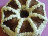 Gâteau banane, confiture de lait et mascarpone