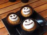 Cupcakes Halloween version Monsieur Jack