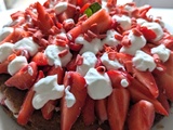 Gâteau Le printanier fraises citron