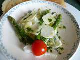 Salade d’asperges au parmesan