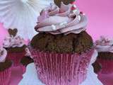 Love Cupcakes Chocolat, crémeux Mascarpone Framboise